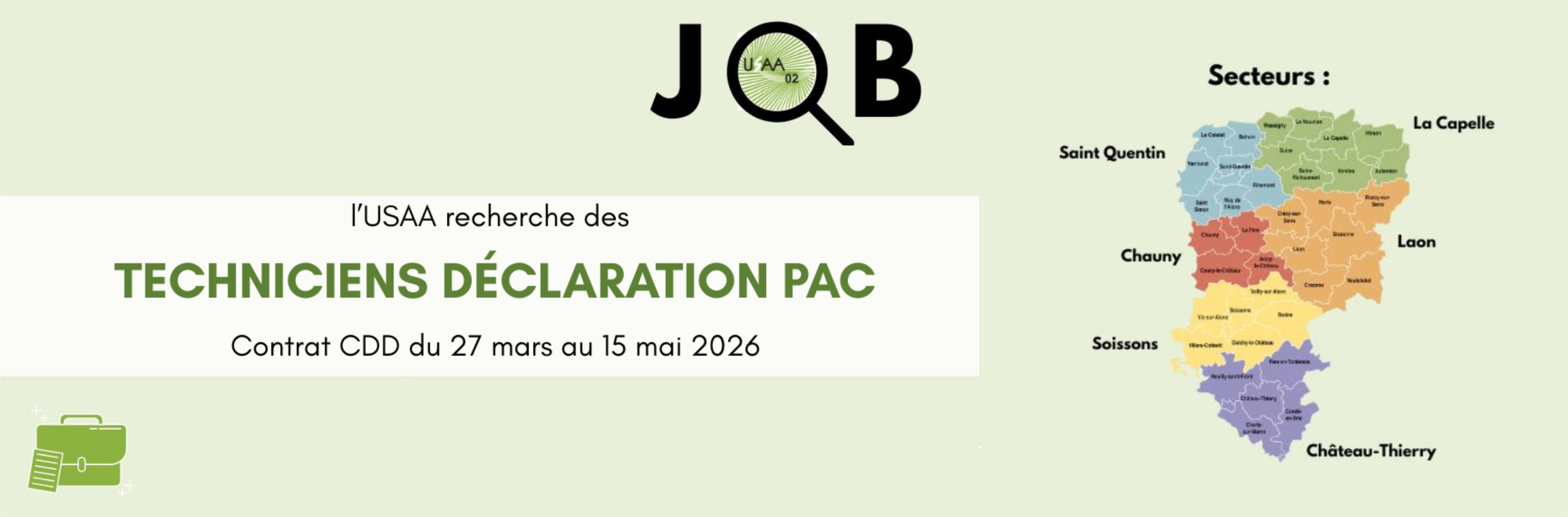 Bannière JOB PAC